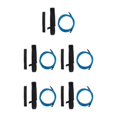 thumbnail image 1 of Decodeary Lightweight Belt Companion For Effective Pool Workouts blue-3meters 5Set, 1 of 6