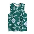 thumbnail image 4 of ZQUUVOU Tank Top For Women Summer Casual Printed Crew Neck Tops (Sky Blue,M), 4 of 4