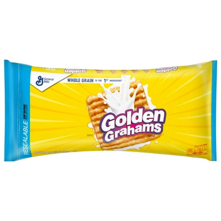 General Mills Whole Grain Cereals - Golden Grahams Cereal, with Whole Grain, 35 oz