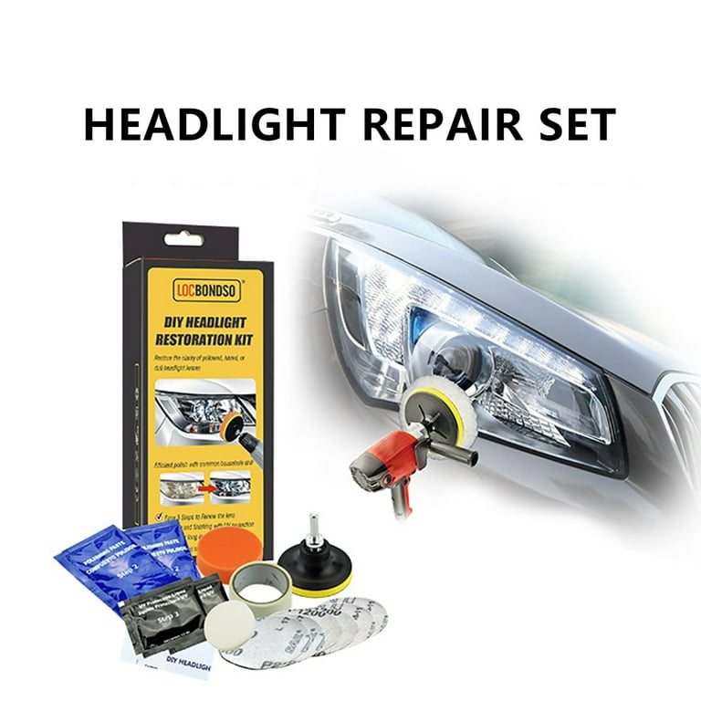Easy Headlight Restoration with Headlight Lens Restorer Kit
