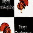 thumbnail image 3 of Happy Thanksgiving Checkered Necktie Mens Tie by T, 3 of 3