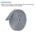 thumbnail image 4 of Unique Bargains Flat Nylon Webbing Strap 1 Inch 10 Yards Grey for Backpack, Luggage-rack, 4 of 7