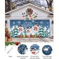 thumbnail image 2 of Christmas Garage Door Banner Cover 6 x 13 ft, Merry Christmas Xmas Tree Snowman Winter Snow Blue Christmas Garage Door Decorations Holiday Christmas Backdrop Decor for Winter New Year Xmas Party, 2 of 6