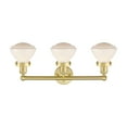 thumbnail image 4 of Innovations Lighting 616-3W-SG-G321 Olean 3 Light 25" Wide Vanity Light - Satin Gold /, 4 of 7