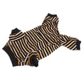 thumbnail image 4 of 4 Legged Dog Pajamas Polyester High Collar Yellow and White Stripes Dog Pajamas for Photo Shoots ANGGREK Otros, 4 of 8