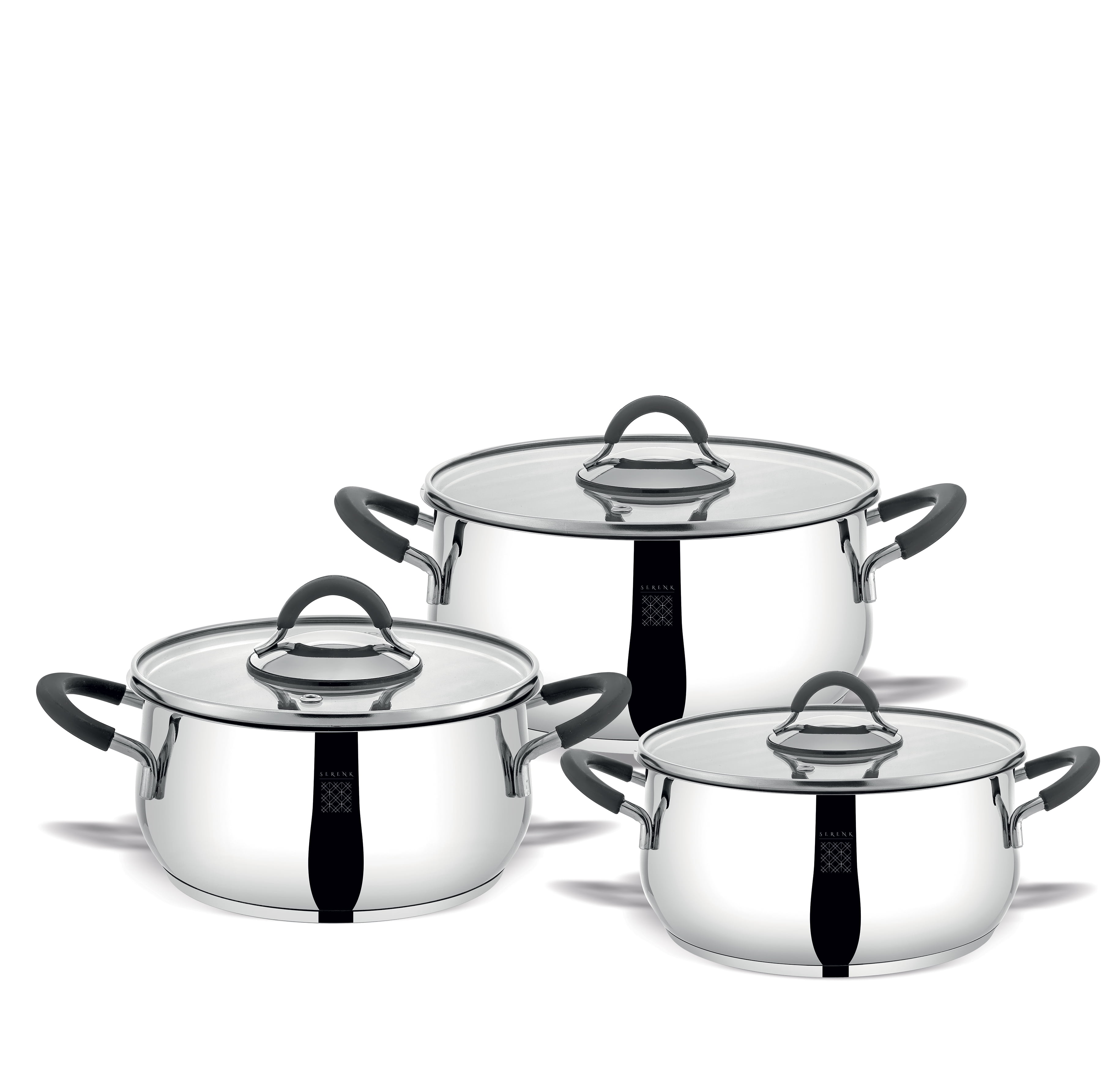 Ninja EverClad 12-Piece Stainless Steel Cookware Set, Oven Safe to