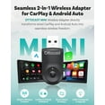 thumbnail image 2 of Adaptador inalámbrico 2 en 1 para CarPlay y Android Auto OTTOCAST Mini 2025, 2 of 8