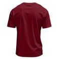 thumbnail image 6 of WULMLEO Men's Soft Cotton Henley Tees Three Button Notch Neck Short Sleeve Breathable Casual Walking T-Shirts Wine L, 6 of 6