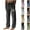 B-Pink#men's pants, variant on QATAINLAV Men's Casual Drawstring Yoga Pants with Pockets Baggy Straight Wide Leg Pants Fashion Palm Trees Print Cotton Linen Trousers Streetwear Best Sales Today Brown L