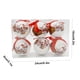 thumbnail image 3 of Ganfancp Bolas de Navidad Impresas En Color de Alta Definición Pegatinas Artesanales de Alta Calidad Bolas de Navidad Adornos de Cristal para El Árbol de Navidad Artículos En Liquidación 6* Bolas de, 3 of 6