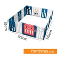 thumbnail image 3 of Corral plegable para niños 18 piezas Gris, 3 of 4