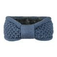 thumbnail image 3 of Neewe Women Winter Foldable Solid Knit Headwrap Thick Headband Ear Warmer with Bow, 3 of 3