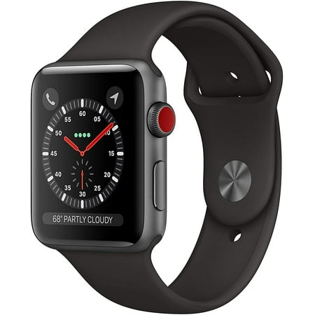 Apple Watch Series 3 (GPS + Cellular, 42mm) - Space Gray Aluminum