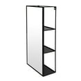 thumbnail image 6 of Umbra Cubiko Rectangular Wall Mirror & Storage Unit 12x5x24" Black, 6 of 7