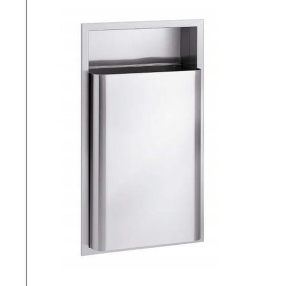Bradley 346-100000 - Waste Receptacle 12 gallon - Semi-Recessed