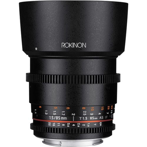 Lente Rokinon 85mm T1.5 Cine DS Montura Canon EF ROKINON Lente Rokinon 85mm T1.5 Cine DS Montura Canon EF