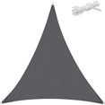 thumbnail image 1 of Toldo Vela Triangular 5x5x5m Toldo Toldo Toldo Impermeable para Jardín Exterior Terras, Antracita TUNC Sencillez, 1 of 5