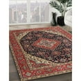 thumbnail image 3 of Ahgly Company Machine Washable Indoor Rectangle Traditional Saffron Red Area Rugs, 3' x 5', 3 of 7