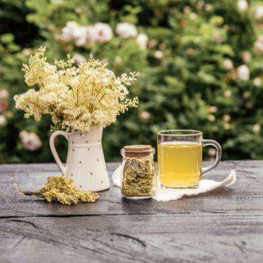 Witchy Pooh's Meadowsweet Herbal Tea Symbolizes Healing, Peace, Mind and Body, Decaffeinated, 3oz Pouch