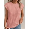 thumbnail image 4 of Remera PRETTYGARDEN Rosa Manga Corta Texturada XL, 4 of 8
