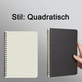 thumbnail image 3 of Paquete de 4 Blocs de espiral Vhermosa Cuadernos A5 cuadriculados, 3 of 7