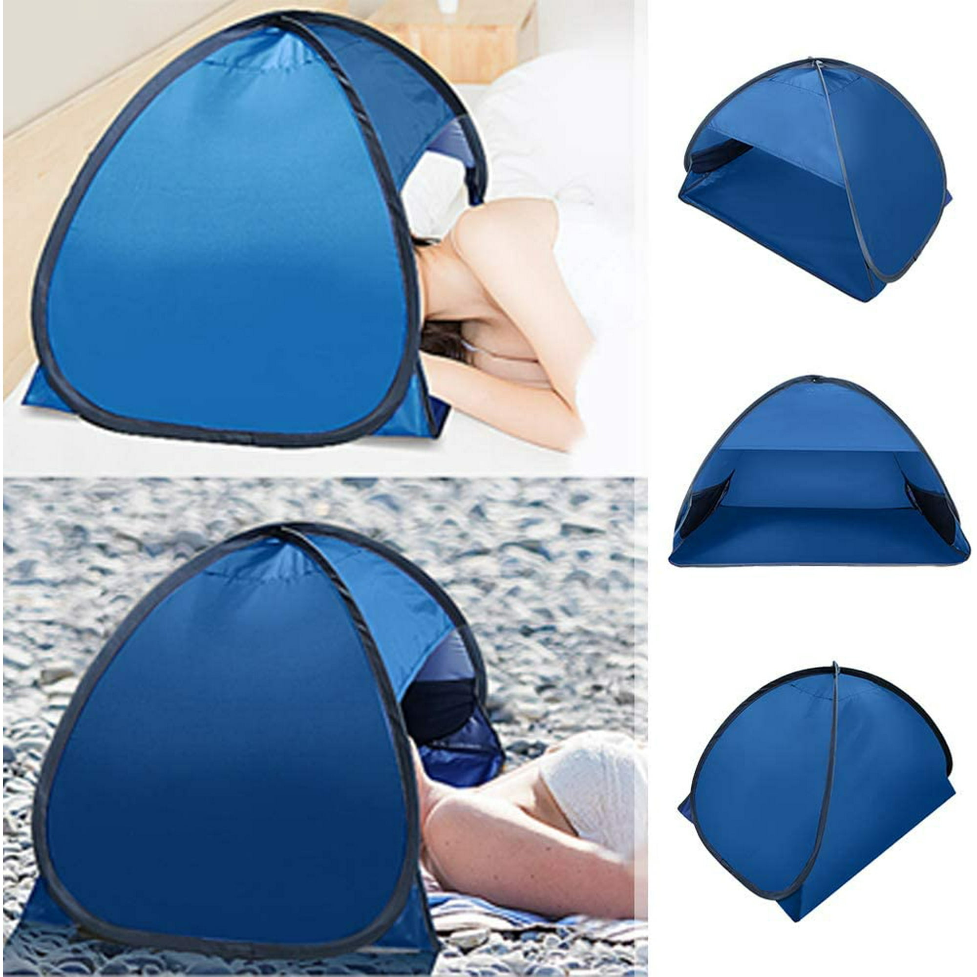 Beach lounger and sun shade tent sale