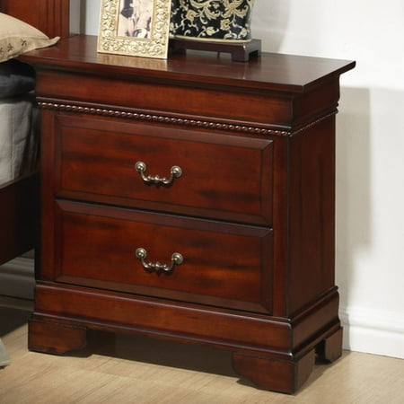 Glory Furniture Grande 2 Drawer Nightstand