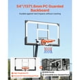 thumbnail image 2 of KFFKFF Support de Basketball Portable, Panier de Basketball et But à Hauteur Réglable de 7,55 à 10 Pi, Panier de Basketball pour l'Extérieur avec Panneau Arrière en PC de 54 Pouces, 2 of 9