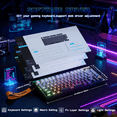 thumbnail image 3 of ATTACK SHARK R85 HE Wired Rapid Trigger Mechanical RGB Gaming Keyboard with Custom Lightbox,8KHz Polling Rate,0.005mm RT Accuracy,0.08MS Latency,Hall Effect,Magnetic Switch,Driver for PC, 3 of 11