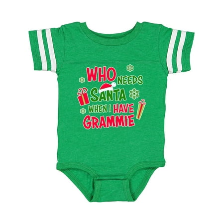 

Inktastic Who Needs Santa When I Have Grammie Gift Baby Boy or Baby Girl Bodysuit