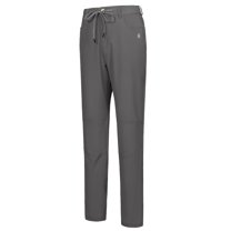 Little Donkey Andy Women's Quick Dry Lightweight Stretchy Hiking Golf Pants UPF 50 Drawstring Pocket Anytime Pants Gray S