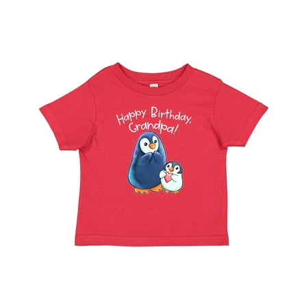 

Inktastic Happy Birthday Grandpa!- Cute Penguins Gift Baby Boy or Baby Girl T-Shirt