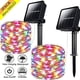 thumbnail image 1 of Guirnalda de luces solares (2 unidades), impermeable IP65, decorativa, 8 modos de iluminación, ideal para patio, jardín, boda, fiesta., 1 of 7