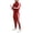 Red, variant on Delconic Mens Two Piece Athletic Tracksuit Set Zip Front Long Sleeve Track Jacket and Tapered Jogger Pants Casual Sportwear Army Green L