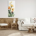thumbnail image 3 of Stupell Industries Yellow Abstract Poppies Botanical & Floral Painting Gallery Wrapped Canvas Print Wall Art, 20 x 48, 3 of 8