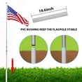 thumbnail image 4 of 20FT Flag Pole Stand for Garden,Adjustable Outdoor Flagpole,Garden Flag Poles 360-degree Rotation Aluminum Alloy Outdoor Telescopic Flagpole For Commercial Residential American Flag, 4 of 8