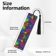thumbnail image 3 of Kdxio Bright Universe Print Metal Tassel Bookmarks,Perfect Gift for Art Lovers and Bookworms Metal Bookmarks for Women, 3 of 8