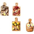 thumbnail image 1 of 4 pieces food refrigerator stickers Lemon pepper Oyster omelet, 1 of 5