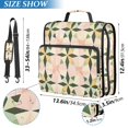 thumbnail image 2 of FORMRS Zipper Binder with Shoulder Strap 2-inch Ring 500 Sheet Capacity File Bag, Retro Black Stars, 2 of 5