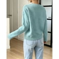 thumbnail image 2 of Fall Sweaters for Women Winter Floral Knit Sweater 3D Flower Oversized Pullover Sweaters Shermie, 2 of 9