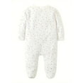thumbnail image 5 of SXIMEE Infant Unisex Baby Boys' Sleep and Play Footed Pajamas, 2 Way Zipper with Mitten Cuffs One-Piece Sleeper Cotton PJs For Newborn Girls, 5 of 8