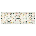 thumbnail image 6 of Yayeee Kitchen Valance Rod Pocket 54" x 18" Living Room Window Curtain, Beige Vegetables Pattern, 6 of 6