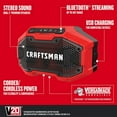 thumbnail image 2 of Craftsman Wireless Bluetooth Portable Speaker, Red, CMCR001B, 2 of 8