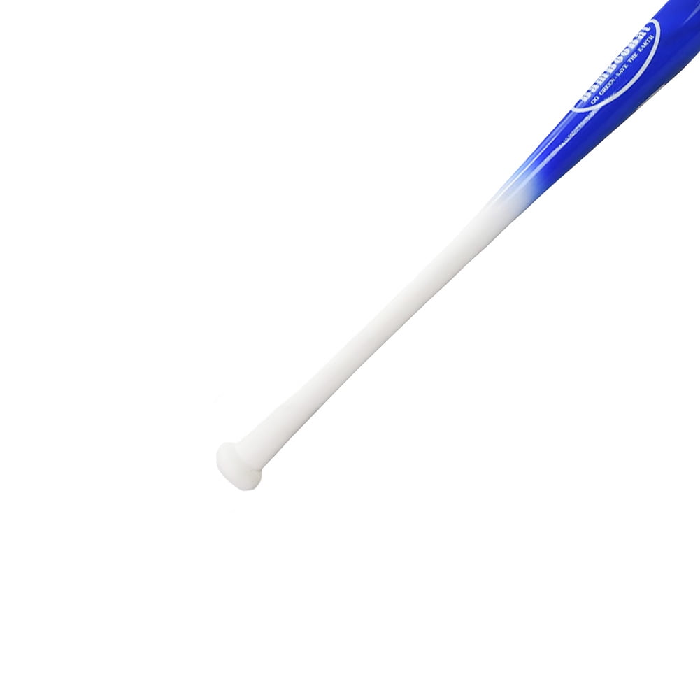 BamBooBat by Pinnacle Sports Equipment INC. Youth Durable Bamboo Baseball Bat for Players Aging 5-13 Years Old, White Handle/Royal Barrel, 29 Inch, YHWBU29