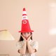 thumbnail image 3 of Sombrero de cono de tráfico de felpa, gorro de cono de seguridad para el tráfico, sombrero completo para mujeres y hombres, sombrero de disfraz, accesorio para fotografía, 3 of 6