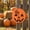 A, variant on Halloween Jack O Lantern Wooden Door Hanger, 4 Styles Fall Pumpkin Front Door Sign for Thanksgiving Home Decor