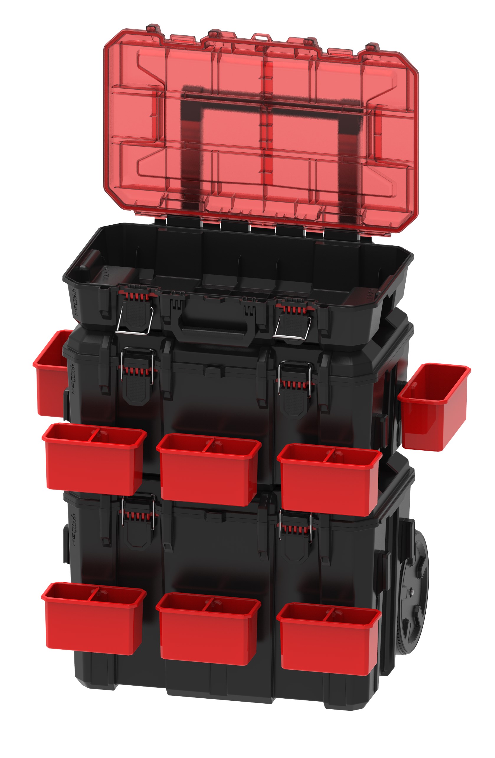 Hyper Tough Hyper Stack Rolling Tool Storage Base Box photo 7