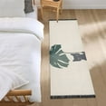 thumbnail image 3 of Yayeee Runner Rug for Bedroom 2'x6' Machine Washable Hallway Non Slip Mat, Black Cat Plants, 3 of 8