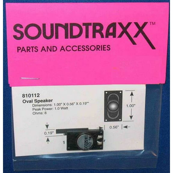 SoundTraxx 810112 Speaker 0.56 x 1.0", 8ohm