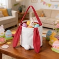 thumbnail image 4 of Wozhuo Sac-cadeau de Bonbons de Pâques Panier Lapin en Forme d'Oeuf Réutilisable Cadeau de Fête, 4 of 6